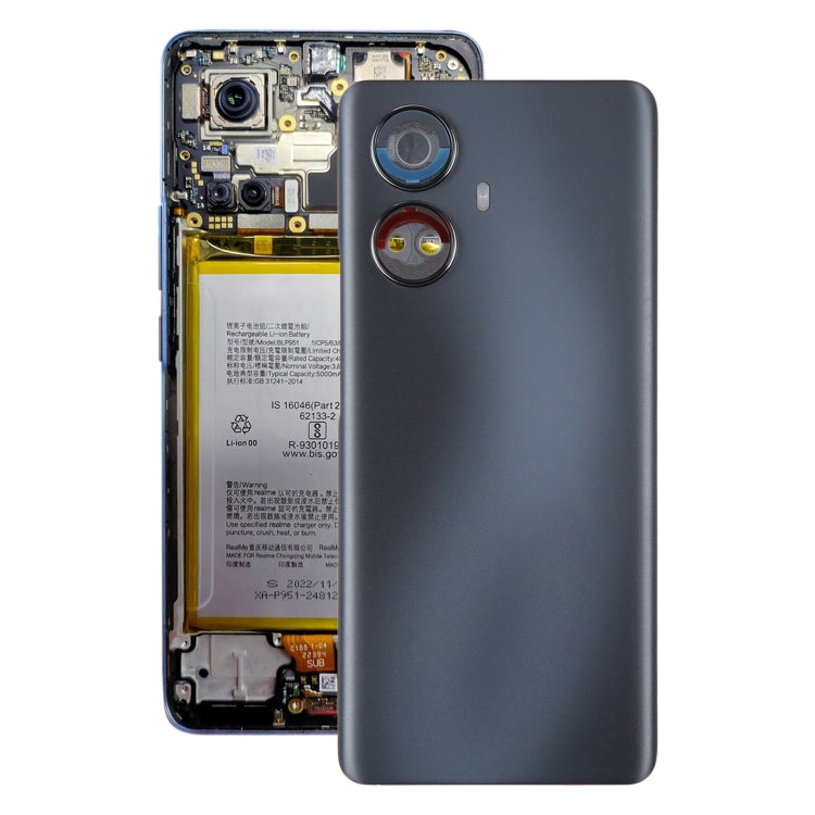 Original Black Battery Back Cover for Realme 10 Pro+