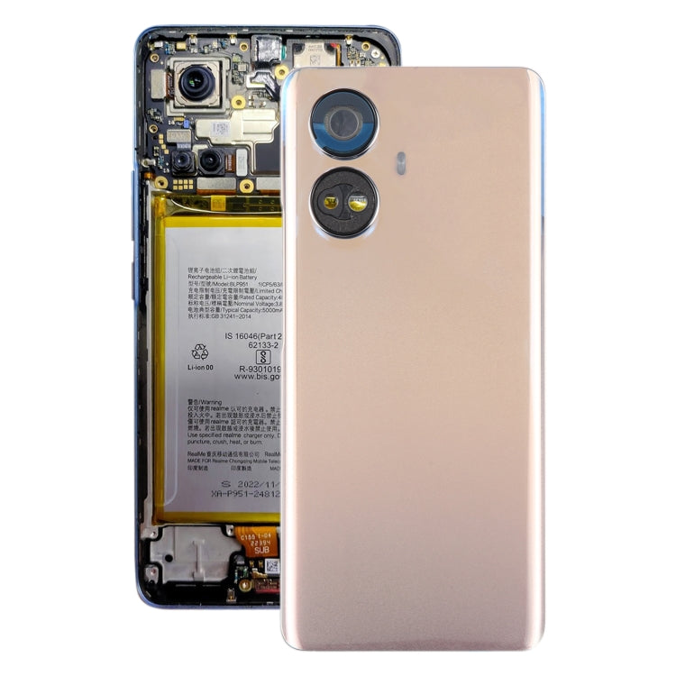 Realme 10 Pro+ Gold Battery Back Cover