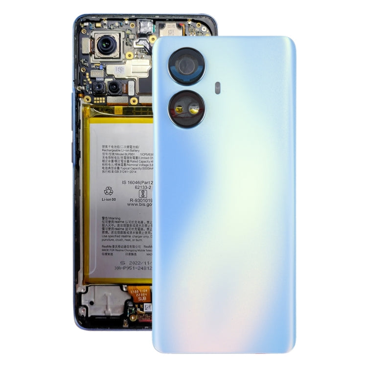 Original Blue Battery Back Cover for Realme 10 Pro+