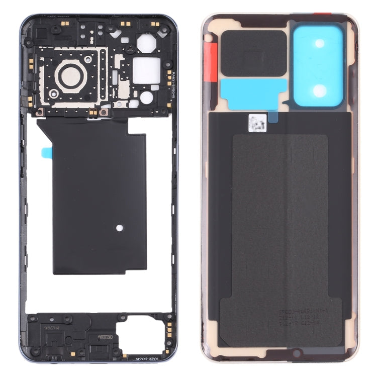 Enhance Your OPPO Realme GT RMX2202 with Yellow Middle Frame Bezel Plate + Battery Back Cover