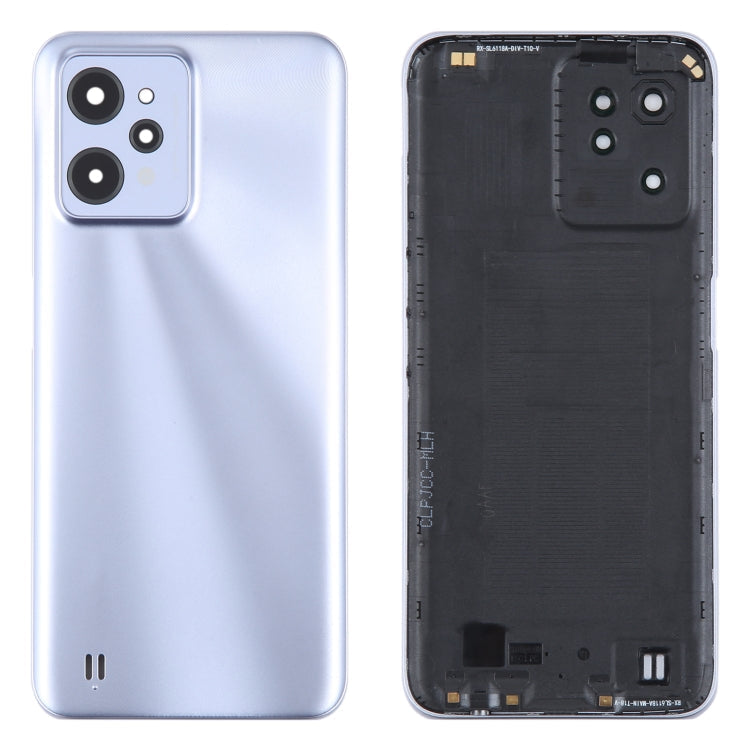 Realme C31 Purple Battery Back Cover with Camera Lens Cover