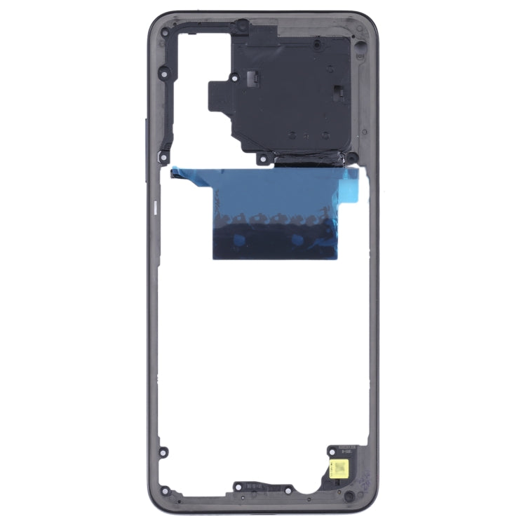 Middle Frame Bezel Plate Replacement for Xiaomi Poco M4 Pro 4G MZB0B5VIN (Black)