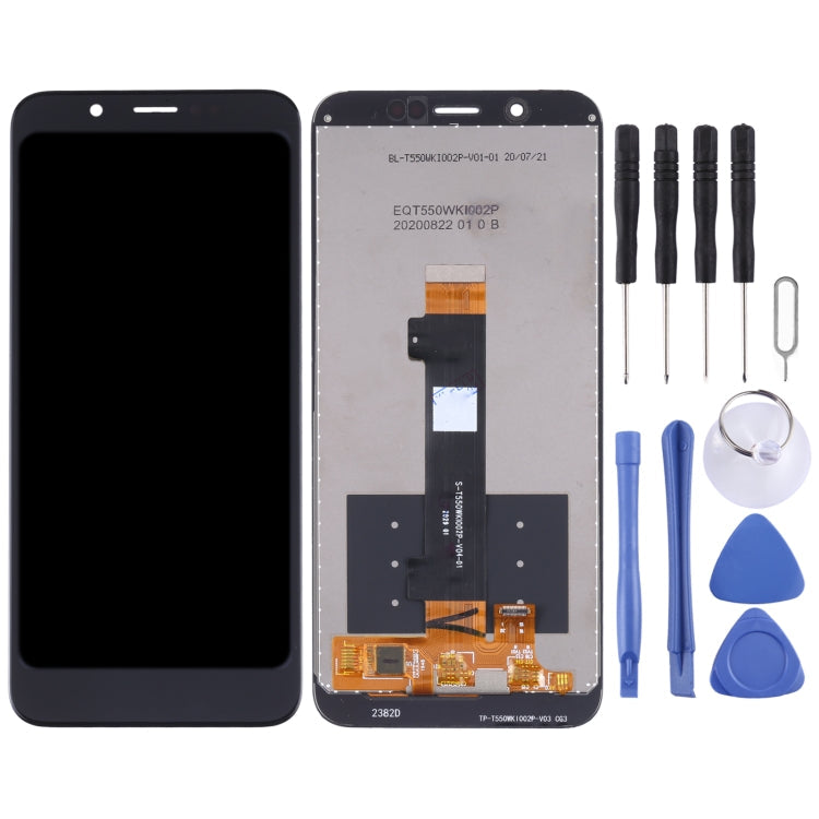 Black LCD Screen and Digitizer Full Assembly for Nokia 2 V Tella/C2 Tava/C2 Tennen