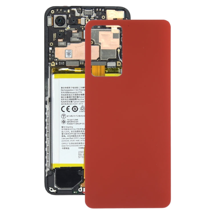 Red Glass Battery Back Cover for OPPO Reno7 Pro 5G