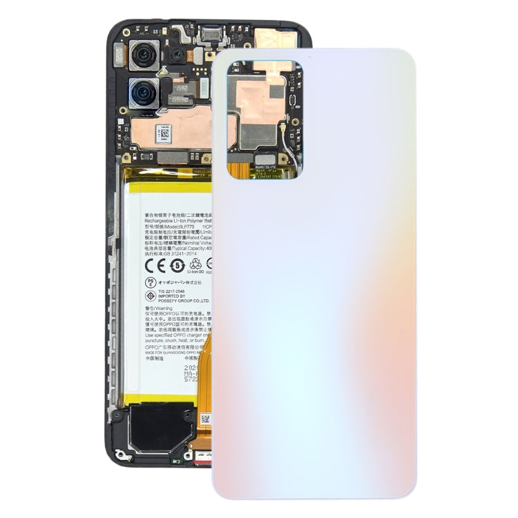 Pink Glass Battery Back Cover for OPPO Reno7 5G China