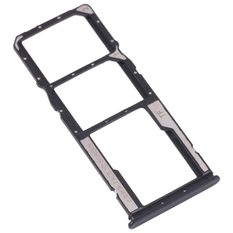 SIM Card Tray + Micro SD Card Tray Set for Xiaomi Redmi Note 11 / Redmi Note 11S (Black)