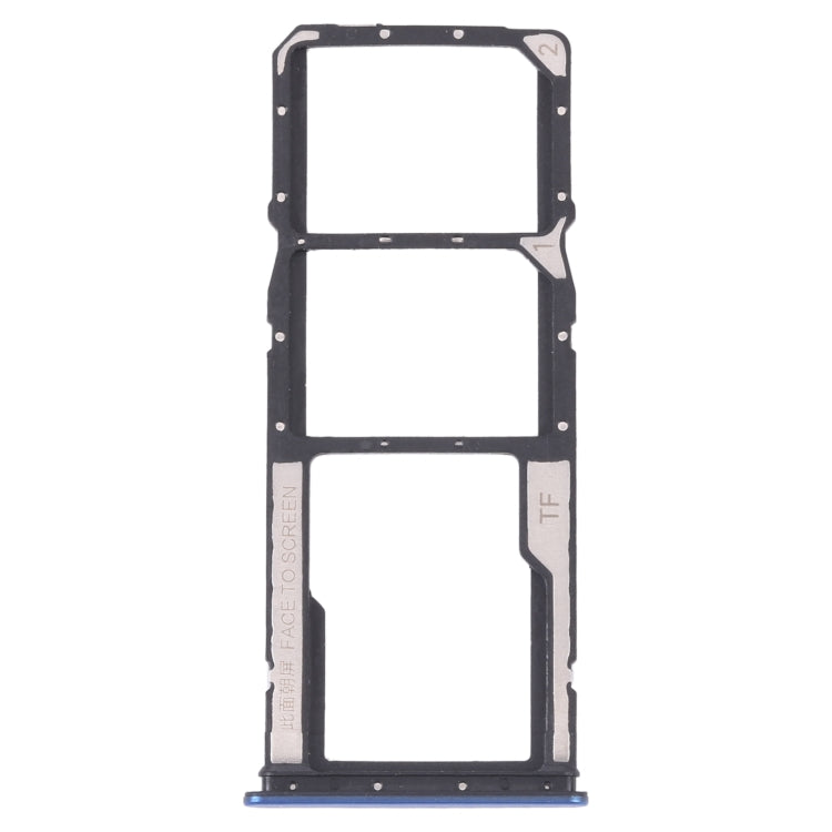 Xiaomi Redmi Note 11/11S SIM Card and Micro SD Card Trays Set (Dark Blue)