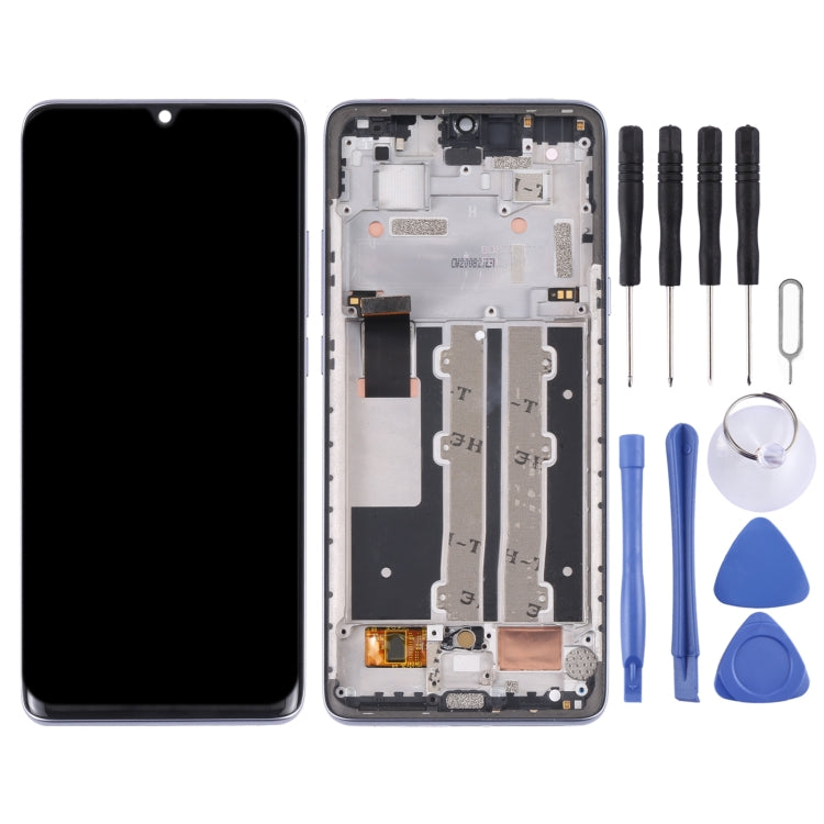 TCL 10 Plus Purple LCD Screen and Digitizer Assembly with Frame