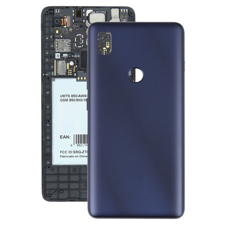 Blue Battery Back Cover with Hole for ZTE Blade L210