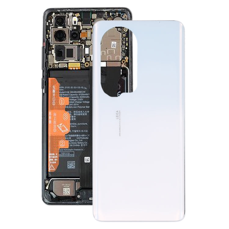 White Battery Back Cover Replacement for Huawei P50 Pro