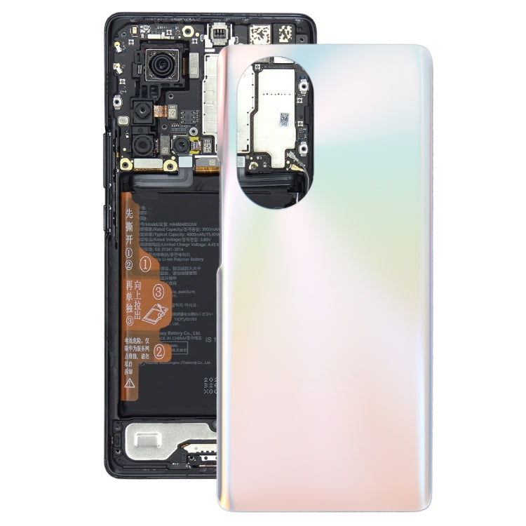 Silver Battery Back Cover for Huawei Nova 8 Pro