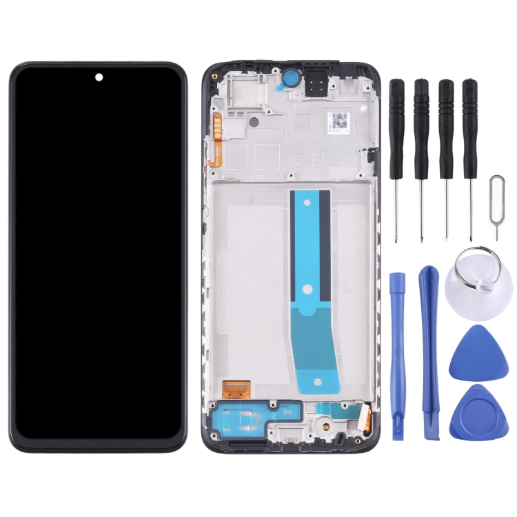 LCD Screen and Digitizer Full Assembly with Frame for Xiaomi Redmi Note 11S 4G - Premium Replacement Kit for Cracked or Faulty Screens