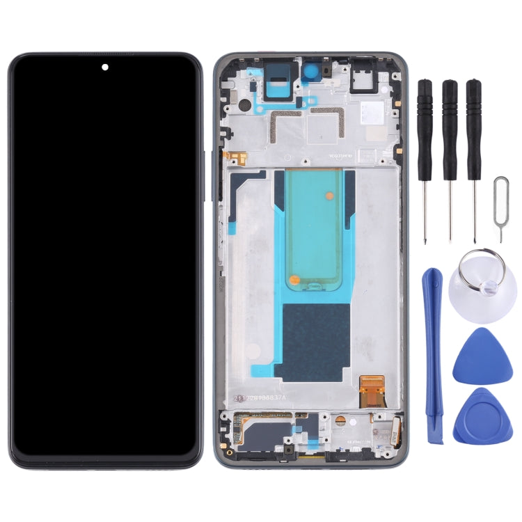 LCD Screen and Digitizer Assembly with Frame for Xiaomi Redmi Note 11 Pro - Green