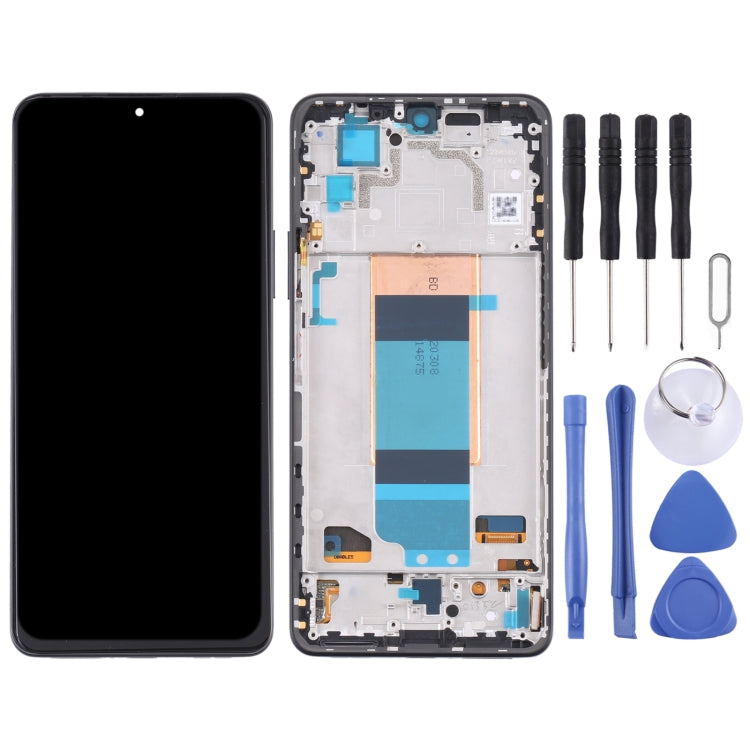 LCD Screen and Digitizer Full Assembly with Frame for Xiaomi Redmi K40S (Black) - Renew the Look of Your Device!