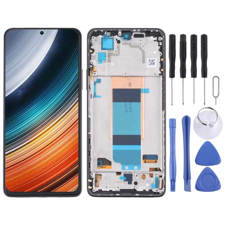 LCD Screen and Digitizer Full Assembly with Frame for Xiaomi Redmi K40S (Black) - Renew the Look of Your Device!