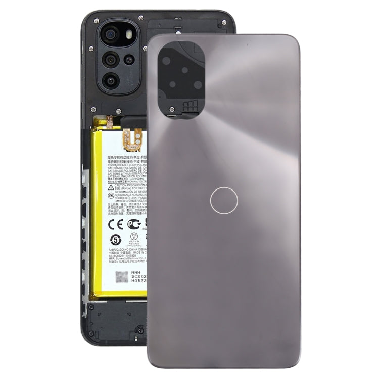 Back Cover Replacement for Motorola Moto G22 - Black
