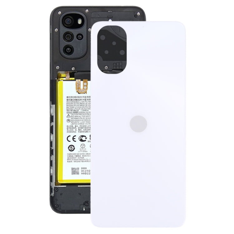 Battery Back Cover for Motorola Moto G22 - White