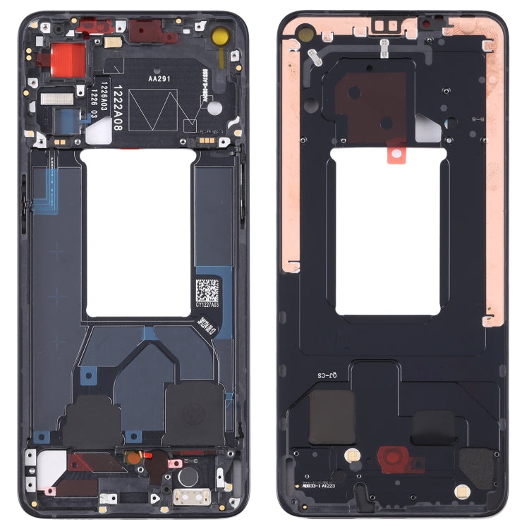 OPPO Reno7 5G Front Housing LCD Frame Bezel Plate (Black)