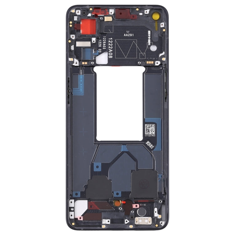 OPPO Reno7 5G Front Housing LCD Frame Bezel Plate (Black)