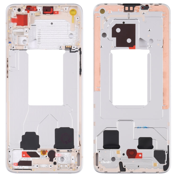 Gold Front Housing LCD Frame Bezel Plate for OPPO Reno7 5G China PFJM10