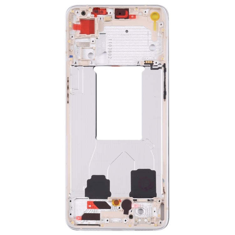 Gold Front Housing LCD Frame Bezel Plate for OPPO Reno7 5G China PFJM10