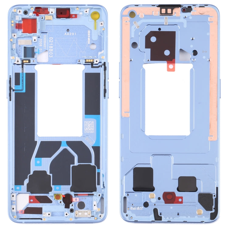 Upgrade your OPPO Reno7 5G China PFJM10 with Original Blue Front Housing LCD Frame Bezel Plate