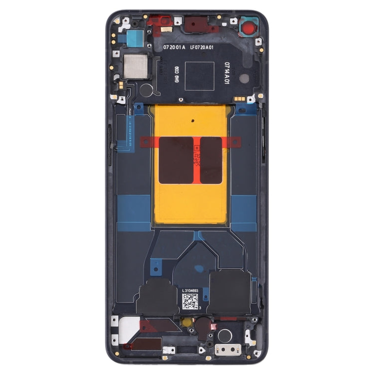 Original Black Front Housing LCD Frame Bezel Plate for OPPO Reno6 5G PEQM00 CPH2251