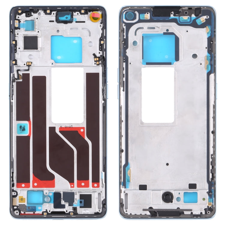 Front LCD Frame Bezel Plate Replacement for OPPO Reno6 Pro 5G PEPM00 CPH2249 (Green)