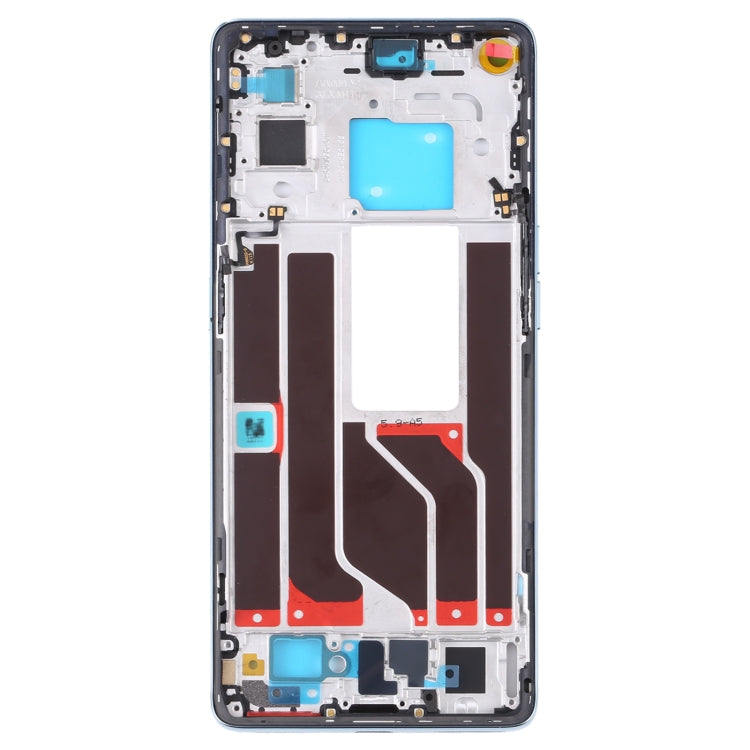 Front LCD Frame Bezel Plate Replacement for OPPO Reno6 Pro 5G PEPM00 CPH2249 (Green)