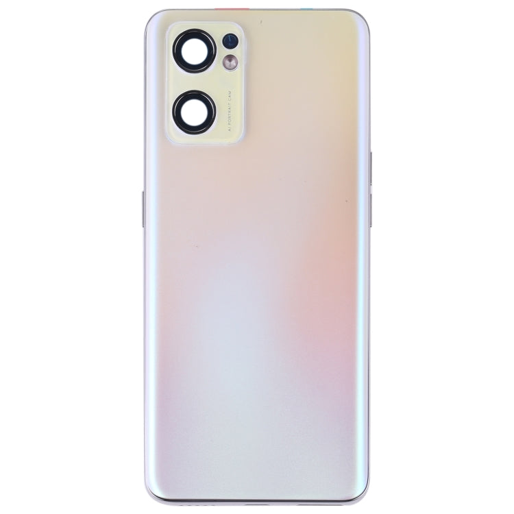 Gold Battery Back Cover with Middle Frame for OPPO Reno7 SE 5G/Find X5 Lite PFCM00 CPH2371