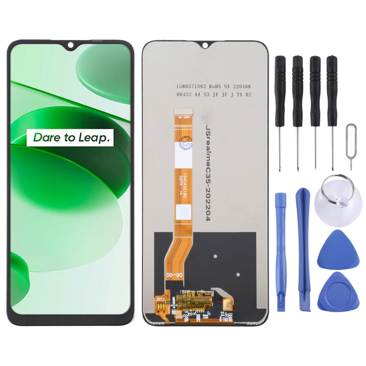 OPPO Realme C35 LCD Screen and Touch Digitizer - High-Quality Replacement