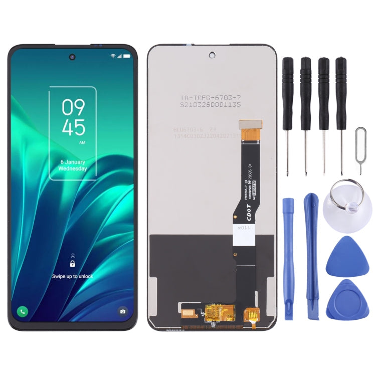 LCD Screen and Touch Digitizer Assembly for TCL 20L/20L+/20 Lite T774H T774B T775H T775B