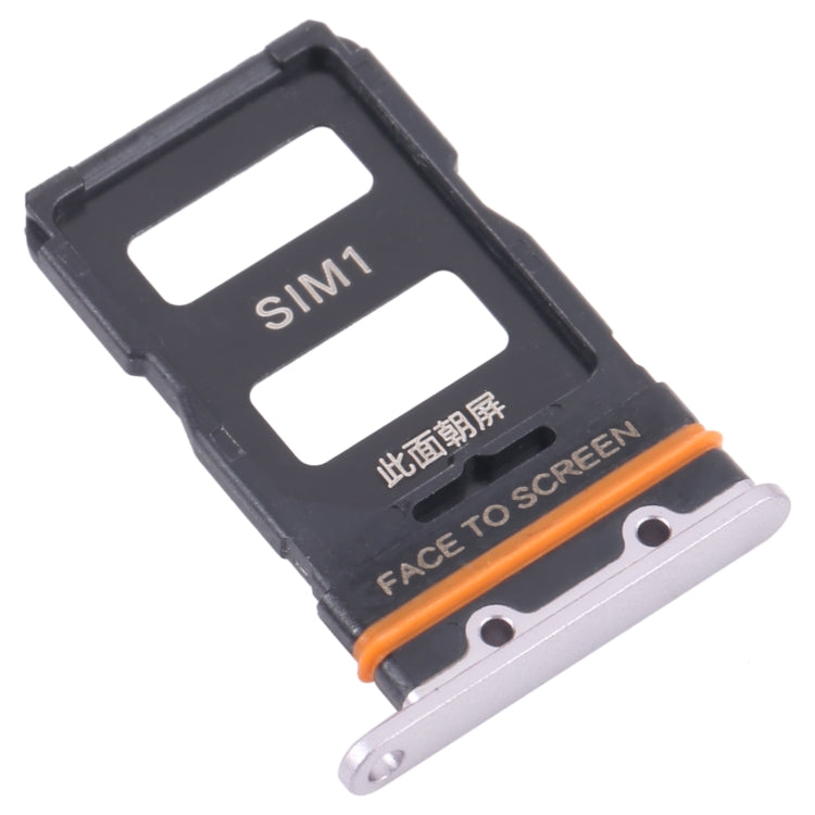 Silver SIM Card Tray for Xiaomi 12/12X - High-Quality Replacement