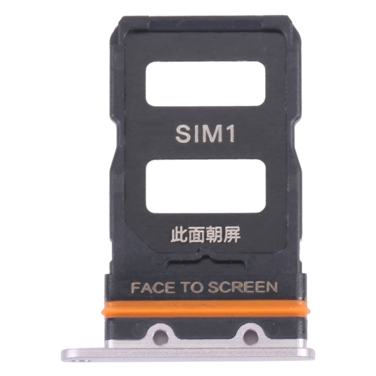 Silver SIM Card Tray for Xiaomi 12/12X - High-Quality Replacement