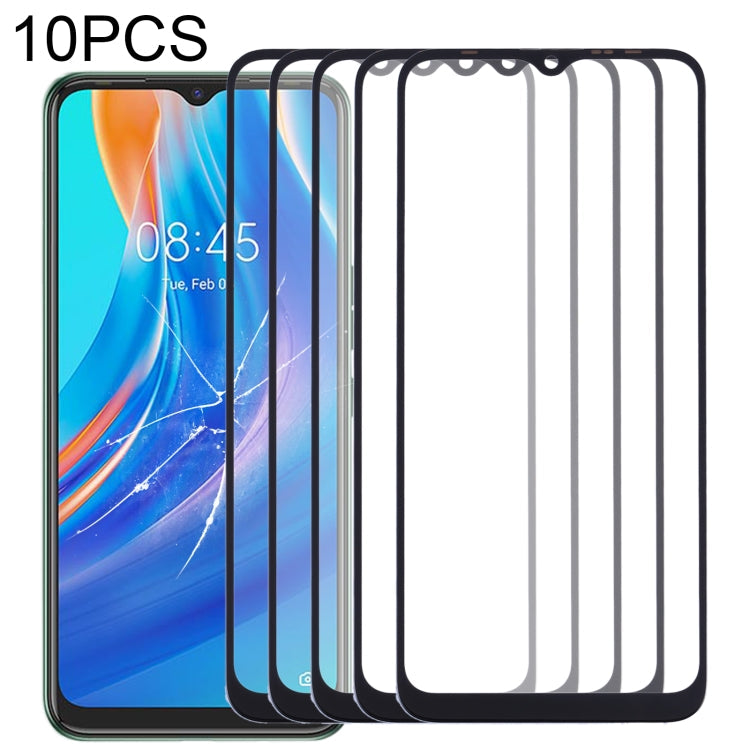 Front Screen Outer Glass Lens Replacement for Tenco Spark 7 KF6 - Pack of 10