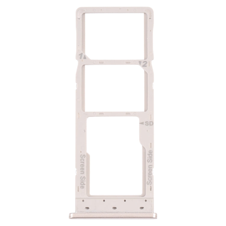 SIM and Micro SD Card Tray Set for Tecno Pouvoir 3 Plus LB8 LB8a (Gold)