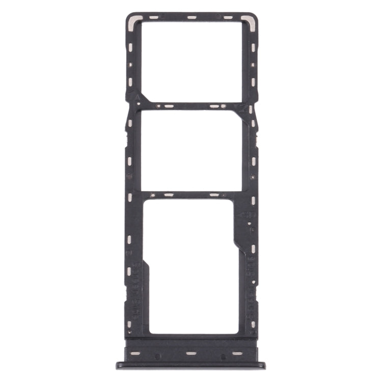 SIM Card Tray + Micro SD Card Tray Replacement for Tecno Spark 5 Series (Black)