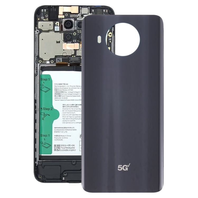 Battery Back Cover Replacement for Nokia 8 V 5G UW (Black)