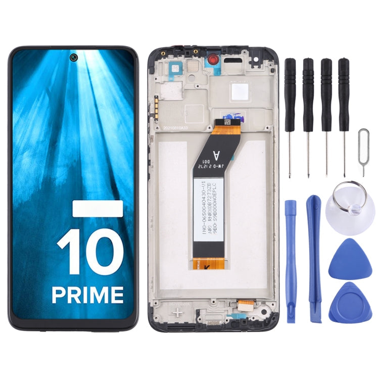 Xiaomi Redmi 10 Prime LCD Screen and Digitizer Assembly with Frame