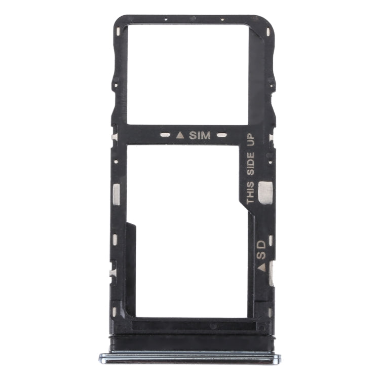 TCL 10L/10 Lite Silver SIM Card Tray + Micro SD Card Tray