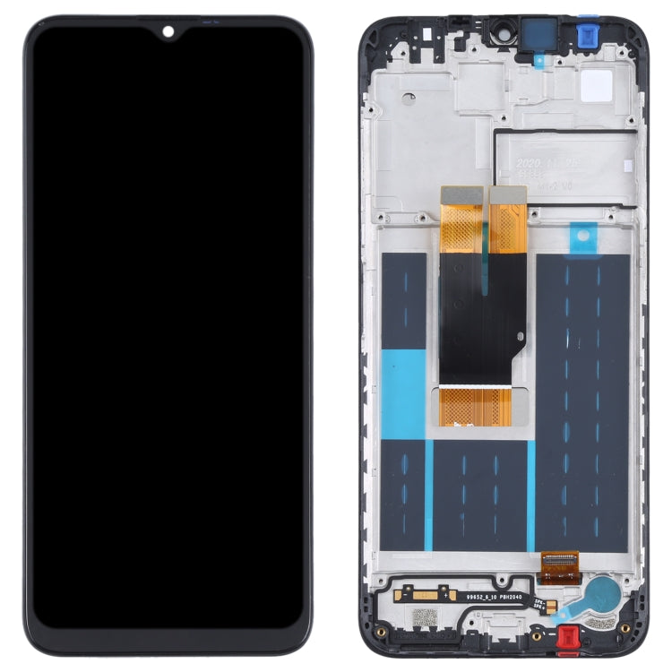 Black LCD Screen and Digitizer Full Assembly with Frame for Nokia G10/G20