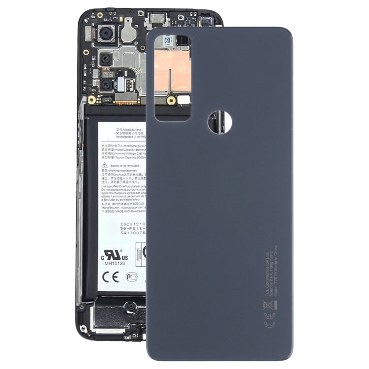 Battery Back Cover for TCL 20 R 5G/20 XE - Classic Black