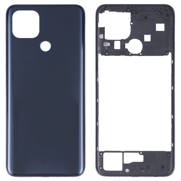 OPPO A15/A15S/A35 Battery Back Cover with Middle Frame (Black)