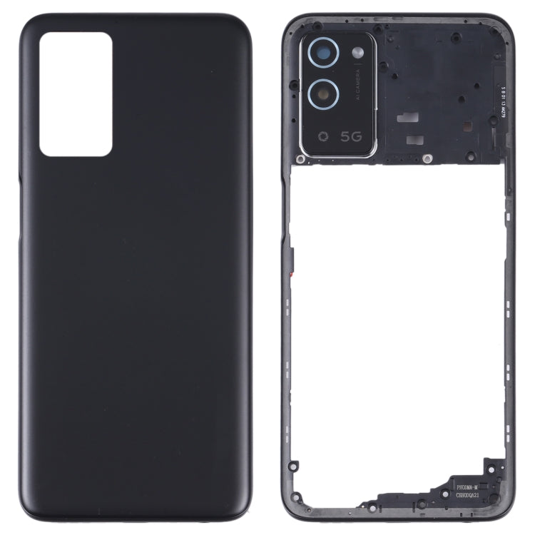 Battery Back Cover with Middle Frame for OPPO A56 5G in Classic Black