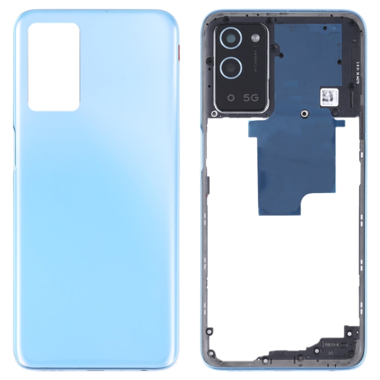 OPPO A56 5G Blue Battery Back Cover with Integrated Middle Frame