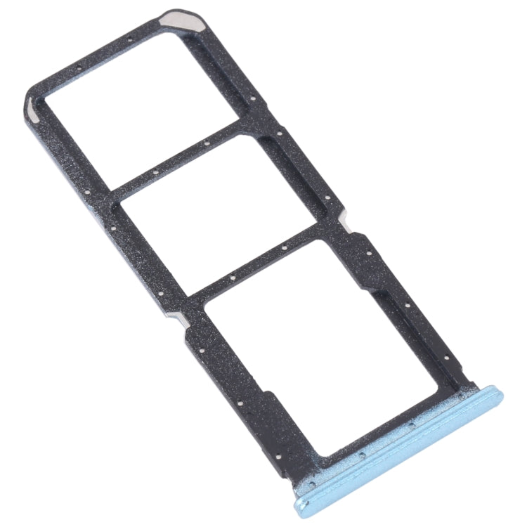 SIM Card Tray + Micro SD Card Tray Replacement Kit for OPPO A56 5G (Blue)