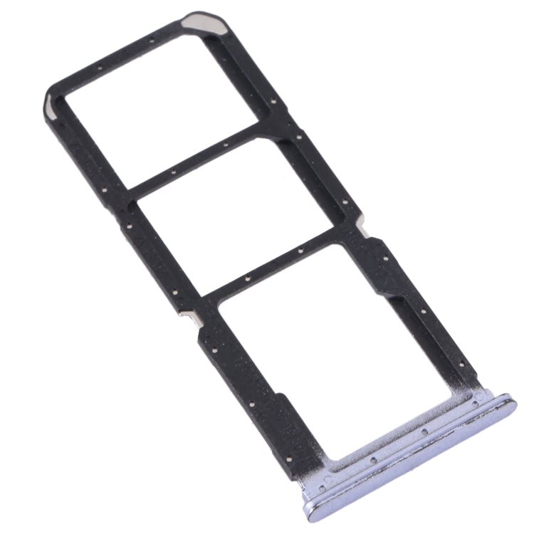 Purple SIM Card Tray + Micro SD Card Tray Set for OPPO A56 5G - High-Quality Replacement