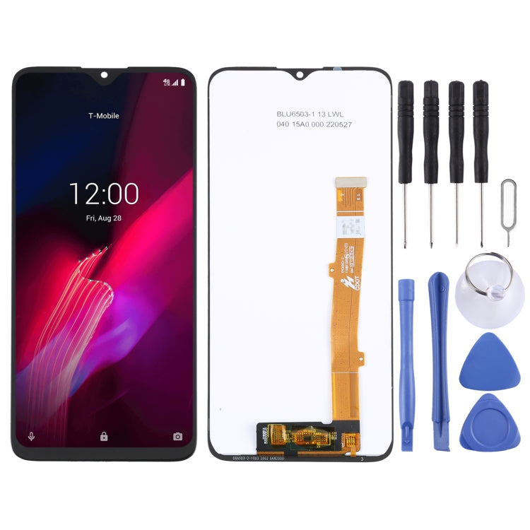 LCD Screen and Digitizer Full Assembly - Black for T-Mobile Revvl 4+ 5062 506W 5062Z