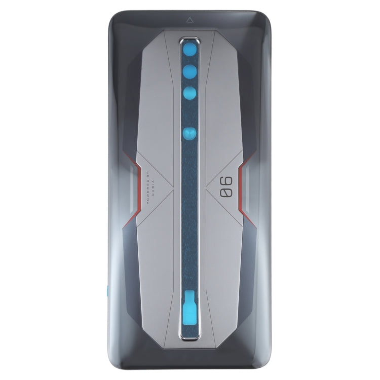Battery Glass Back Cover for ZTE Nubia Red Magic 6 Pro NX669J-P (Grey) - Stylish Replacement Cover