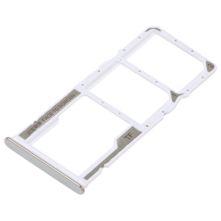 SIM Card Tray and Micro SD Card Tray Set for Xiaomi Redmi Note 11E (Silver)